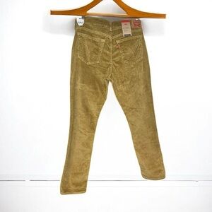 🌻NEW w/tags Levi's Tan Mid-Rise Slim Corduroys Size 31x30